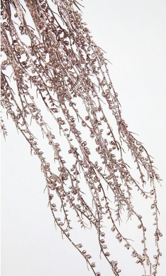 I.GE.A. Kunstbloem Parelsnoer Struik kunsthangplant 2-delige set (2 stuks)