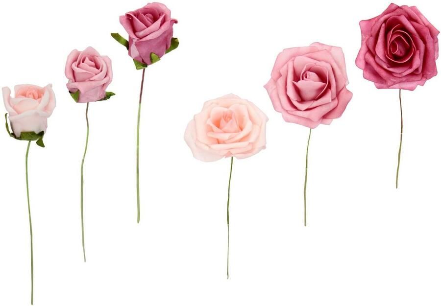 I.GE.A. Kunstbloem Pick Soft-rozen