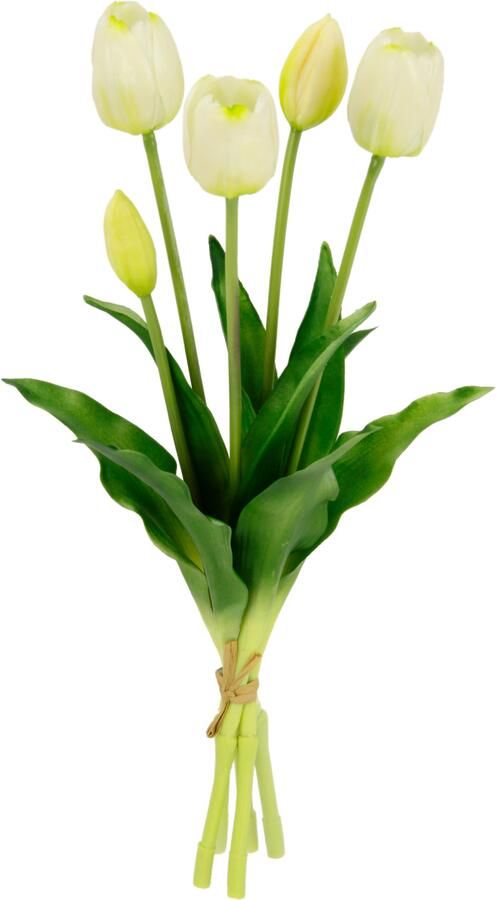 I.GE.A. Kunstbloem Tulpen Real-Touch tulpenbos kunstbloemen tulpenboeket (1 stuk)