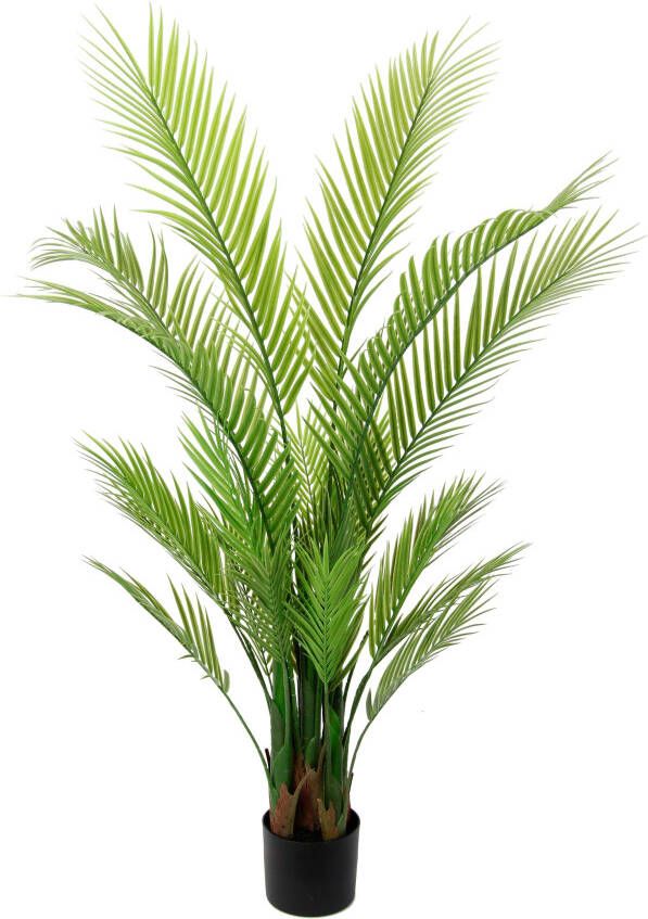 I.GE.A. Kunstboom Areca palm in pot kunstmatig kunstpalm kunstplant Kunstboom decoratieve plant kamerplant kamerpalm tropische groene plant (1 stuk)
