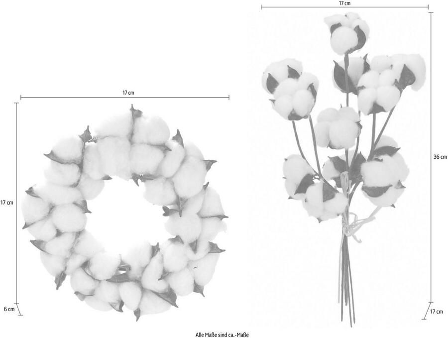 I.GE.A. Kunstkrans Krans band (set 2 stuks)
