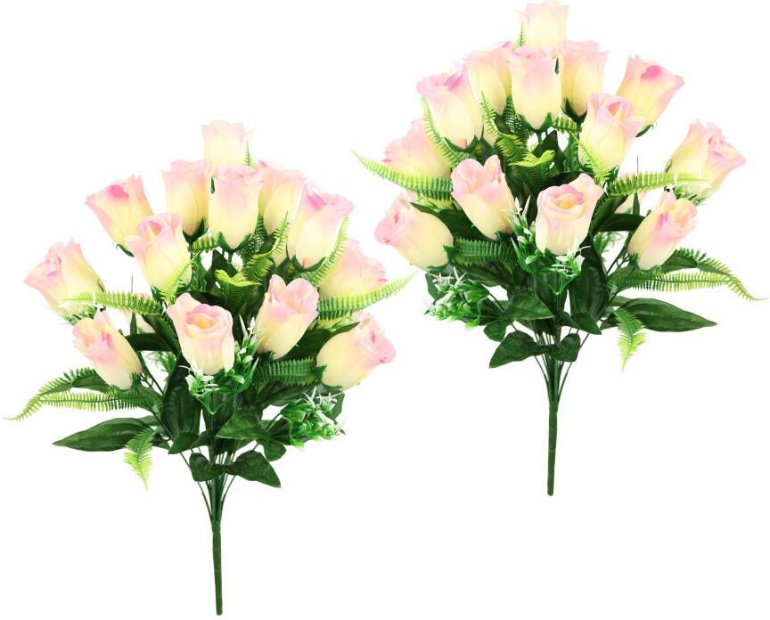 I.GE.A. Kunstplant Bos rozen (2 stuks)