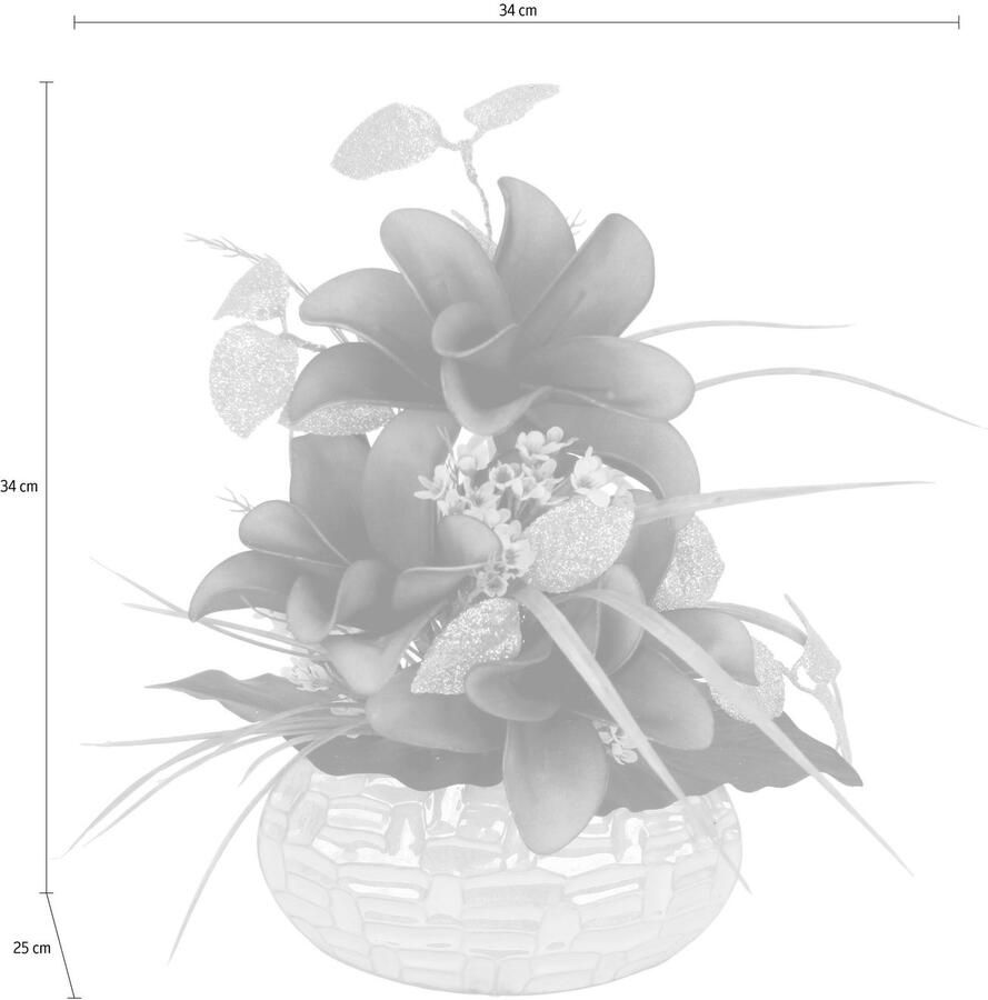 I.GE.A. Kunstplant Opstelling in de pot (1 stuk)