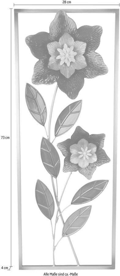 I.GE.A. Sierobject voor aan de wand Bloemen