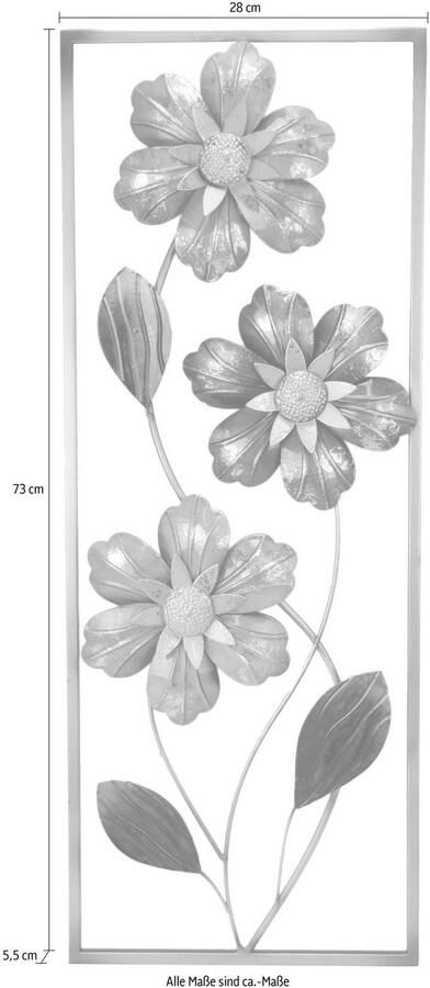 I.GE.A. Sierobject voor aan de wand Bloemen