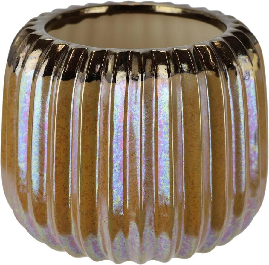 I.GE.A. Siervaas Tafelvaas van keramiek bloemenvasen hoogte ca. 13 cm (1 stuk)