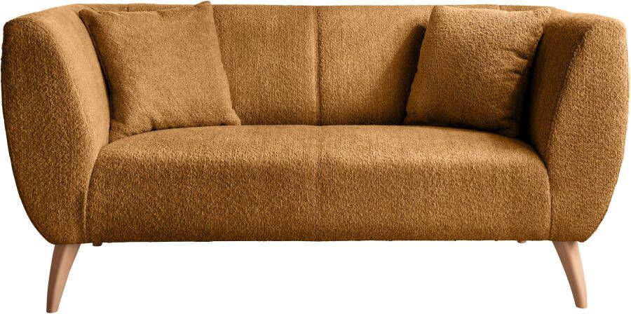 INOSIGN 2-zitsbank twee verschillende pootkleuren naar keuze