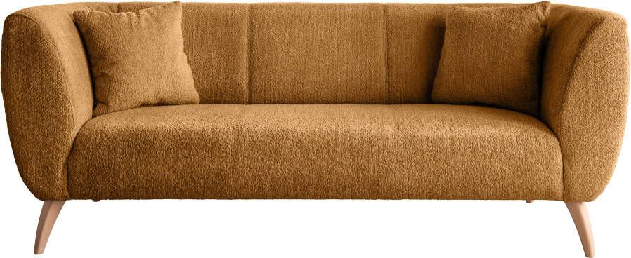 INOSIGN 3-zitsbank twee verschillende pootkleuren naar keuze