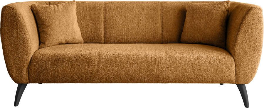 INOSIGN 3-zitsbank twee verschillende pootkleuren naar keuze