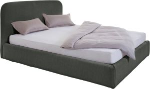 INOSIGN Bekleed ledikant Venora met bedkist & lattenbodem in 3 breedten