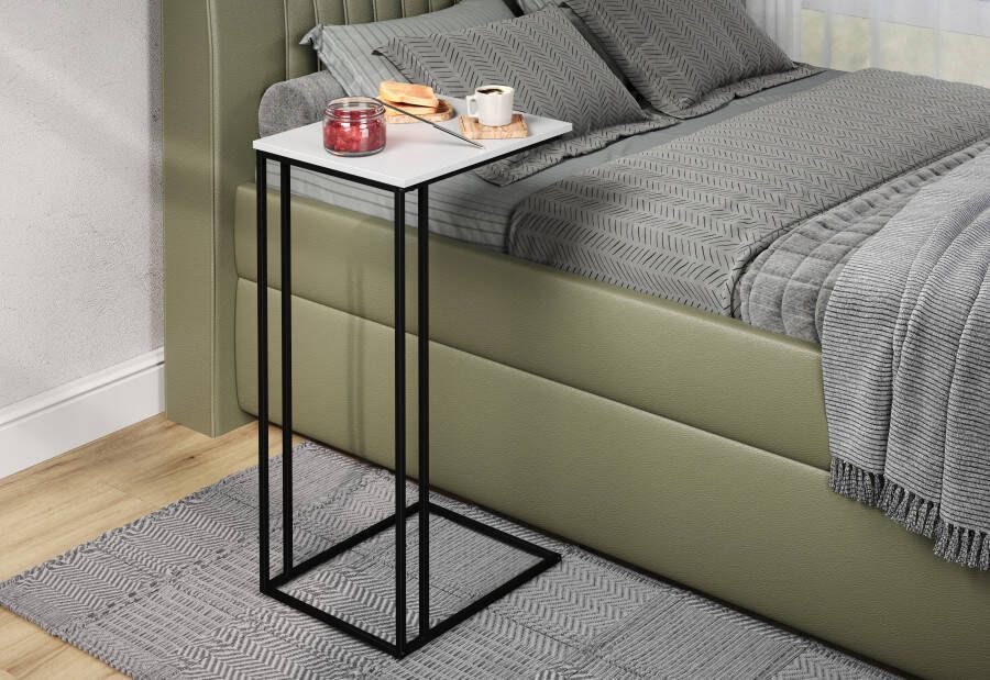 INOSIGN Bijzettafel Sterling Nachtkastje voor een boxspringbed salontafel (B D H): 50 40 91 cm (1 stuk)