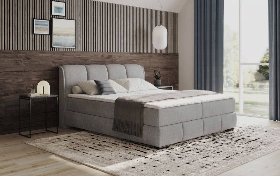 INOSIGN Boxspring Bethany met bedkist incl. matras Topmatras en sierkussen in verschillende hardheden beschikbaar