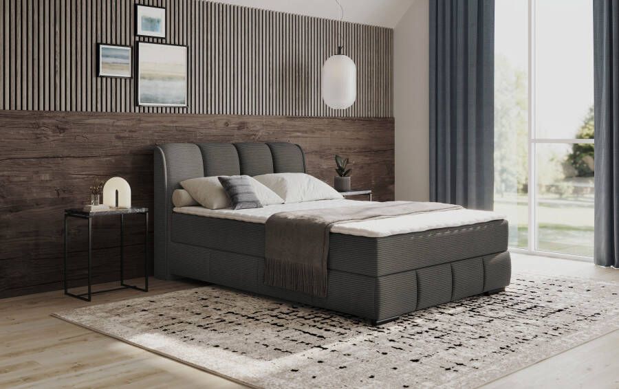 INOSIGN Boxspring Bethany met bedkist incl. matras Topmatras en sierkussen in verschillende hardheden beschikbaar