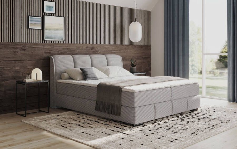 INOSIGN Boxspring Bethany met bedkist incl. matras Topmatras en sierkussen in verschillende hardheden beschikbaar