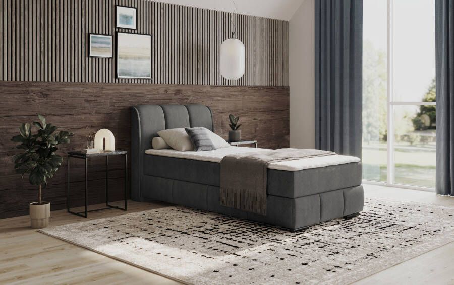 INOSIGN Boxspring Bethany met bedkist incl. matras Topmatras en sierkussen in verschillende hardheden beschikbaar