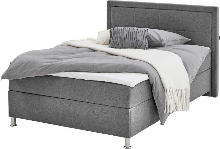 INOSIGN Boxspring Fergus met bedkist incl. topmatras