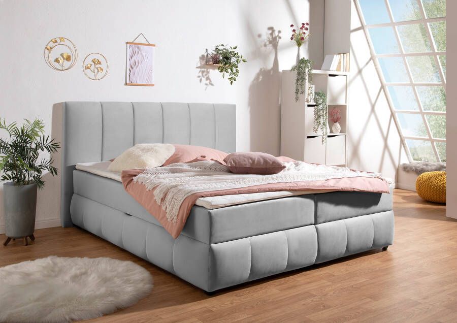 INOSIGN Boxspring Hartley Inclusief bedlade & topper kiesbaar in H2 H3 of H4