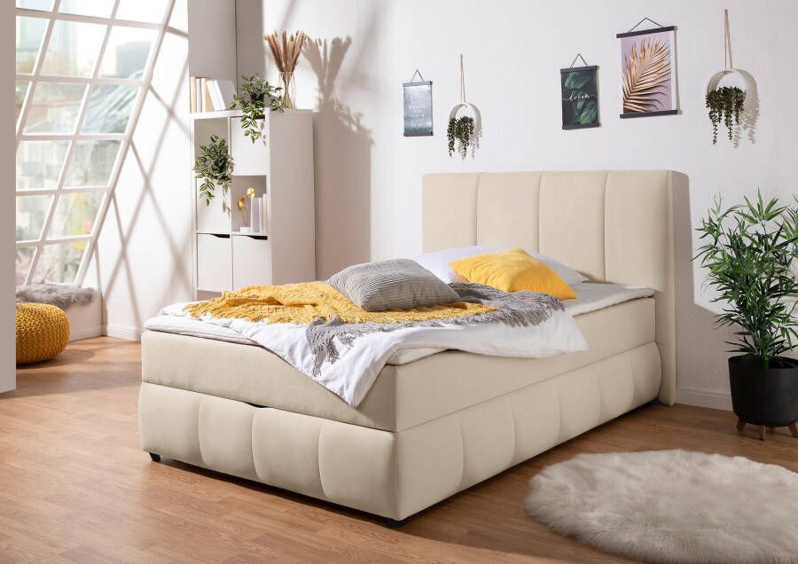 INOSIGN Boxspring Hartley Inclusief bedlade & topper kiesbaar in H2 H3 of H4