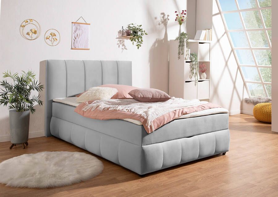 INOSIGN Boxspring Hartley Inclusief bedlade & topper kiesbaar in H2 H3 of H4