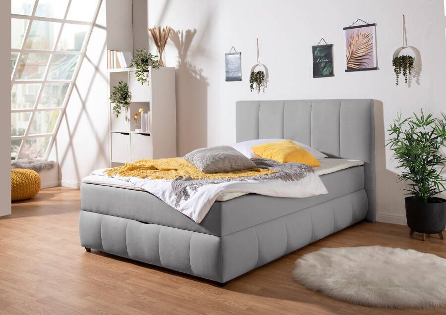 INOSIGN Boxspring Hartley Inclusief bedlade & topper kiesbaar in H2 H3 of H4