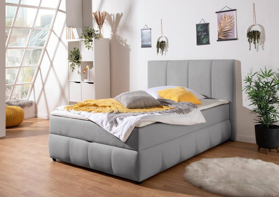 INOSIGN Boxspring Hartley Inclusief bedlade & topper kiesbaar in H2 H3 of H4