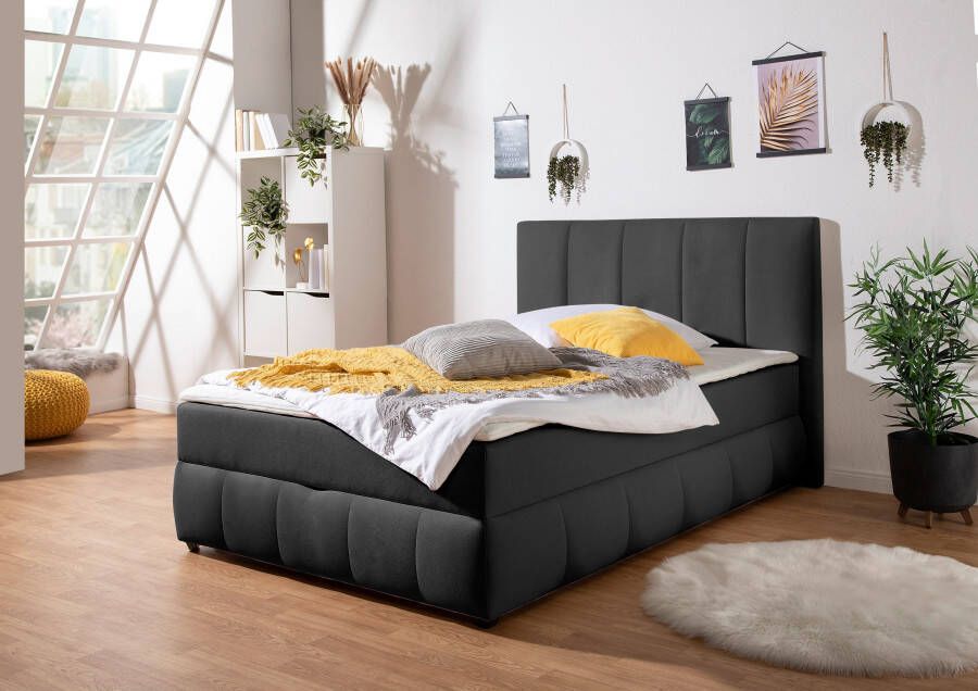 INOSIGN Boxspring Hartley Inclusief bedlade & topper kiesbaar in H2 H3 of H4