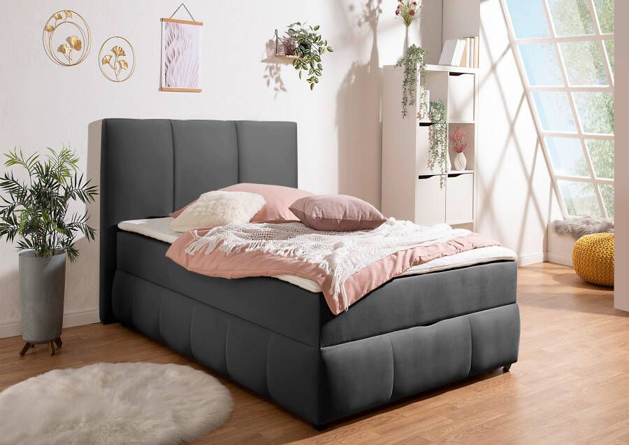 INOSIGN Boxspring Hartley Inclusief bedlade & topper kiesbaar in H2 H3 of H4