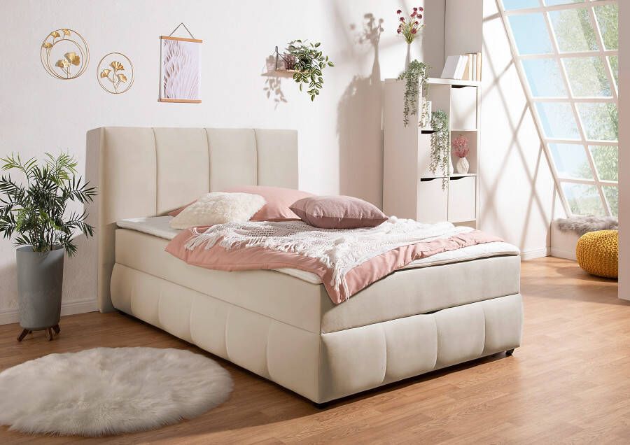 INOSIGN Boxspring Hartley Inclusief bedlade & topper kiesbaar in H2 H3 of H4