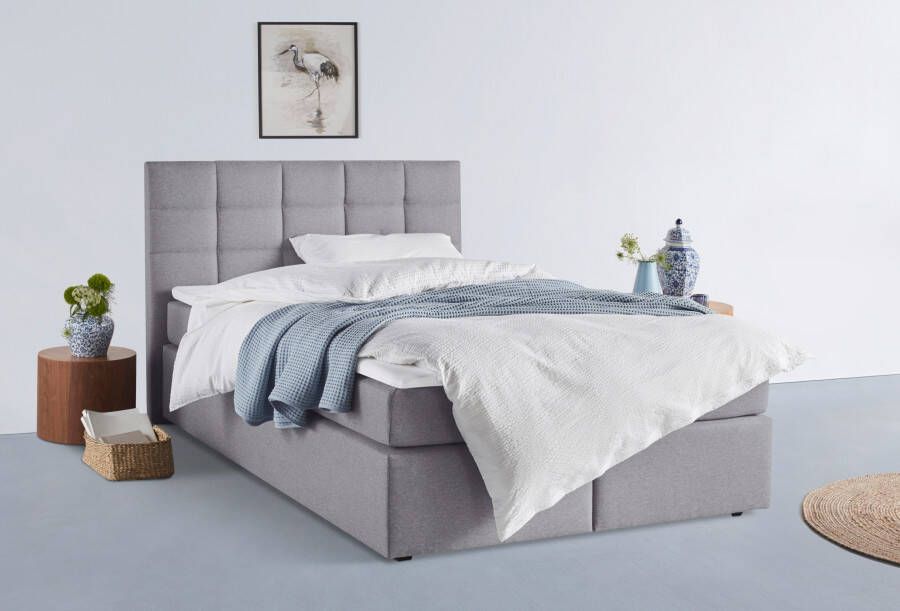 INOSIGN Boxspring OVALO optioneel met bedbox verkrijgbaar in h2 h3 & h4