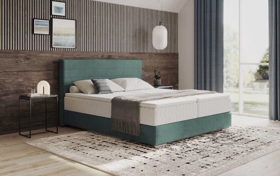 Mr. Couch Boxspring Stratus 2 incl. matrassen en bedlades