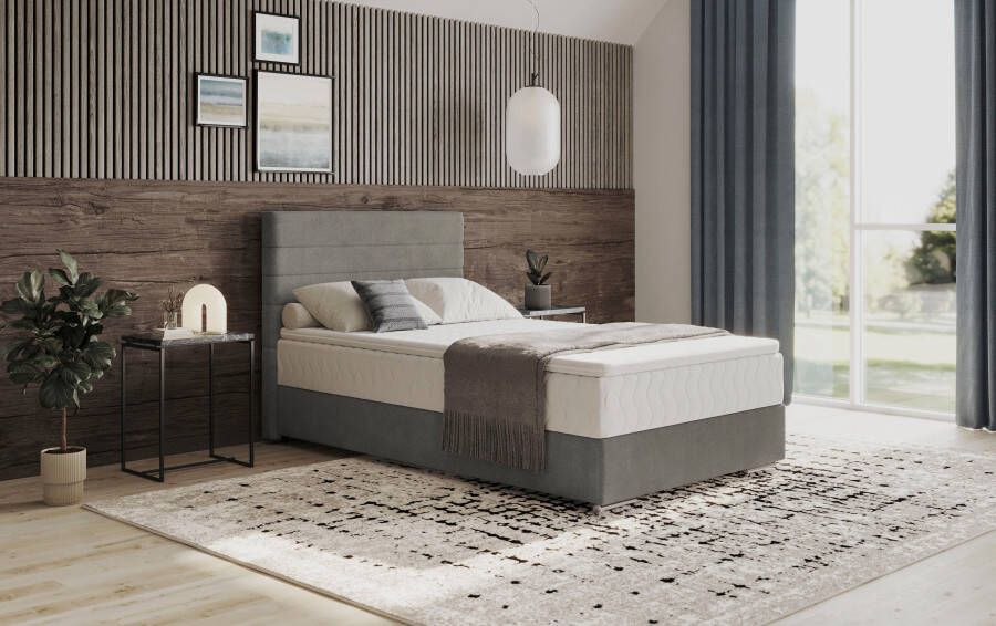 Mr. Couch Boxspring Stratus 2 incl. matrassen en bedlades