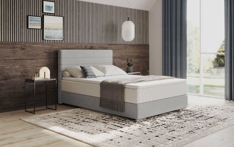 Mr. Couch Boxspring Stratus 2 incl. matrassen en bedlades