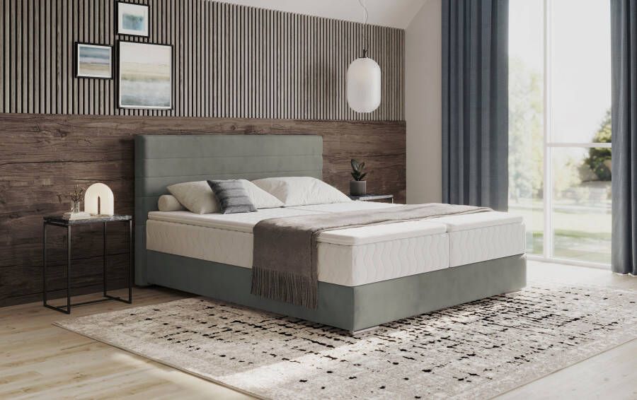 Mr. Couch Boxspring Stratus 2 incl. matrassen en bedlades