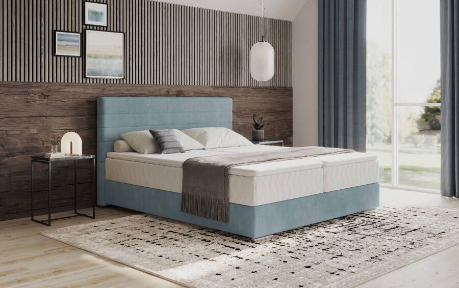 Mr. Couch Boxspring Stratus 2 incl. matrassen en bedlades