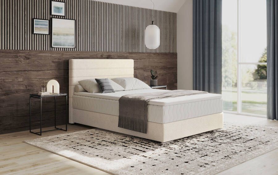 Mr. Couch Boxspring Stratus 2 incl. matrassen en bedlades