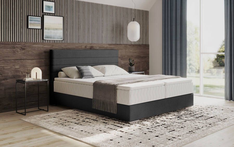 Mr. Couch Boxspring Stratus 2 incl. matrassen en bedlades