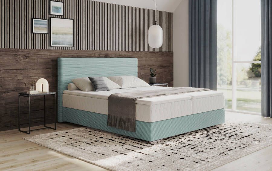 Mr. Couch Boxspring Stratus 2 incl. matrassen en bedlades