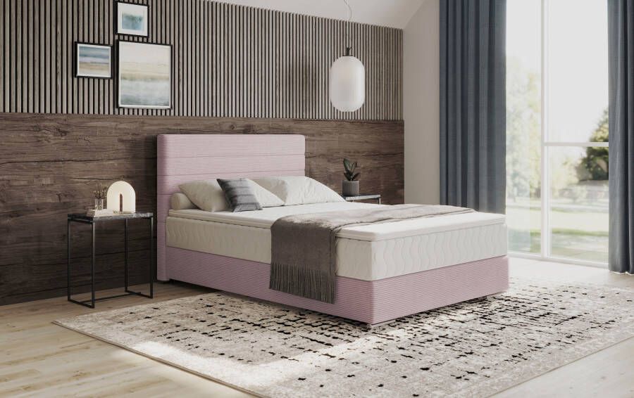 Mr. Couch Boxspring Stratus 2 incl. matrassen en bedlades