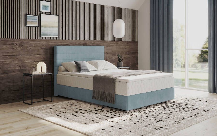 Mr. Couch Boxspring Stratus 2 incl. matrassen en bedlades