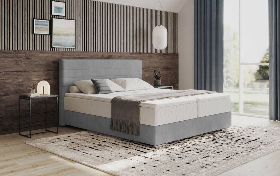 Mr. Couch Boxspring Stratus 2 incl. matrassen en bedlades