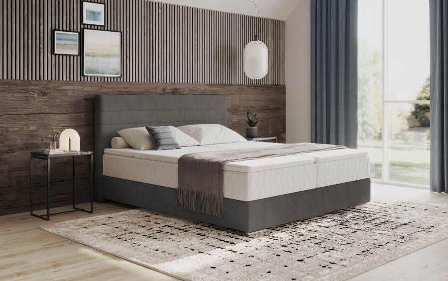 Mr. Couch Boxspring Stratus 2 incl. matrassen en bedlades