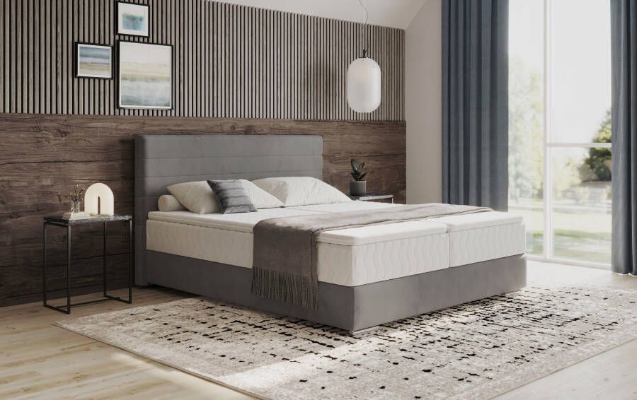 Mr. Couch Boxspring Stratus 2 incl. matrassen en bedlades