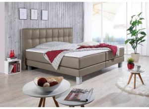 INOSIGN Boxspring Tavira in 4 breedten 4 kleuren en 3 matrassoorten incl. topmatras