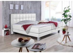INOSIGN Boxspring Tavira in 4 breedten 4 kleuren en 3 matrassoorten incl. topmatras