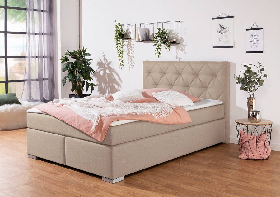 INOSIGN Boxspring Tynan optioneel met bedbox verkrijgbaar in h2 h3 & h4