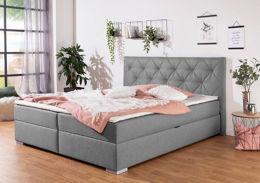 INOSIGN Boxspring Tynan optioneel met bedbox verkrijgbaar in h2 h3 & h4