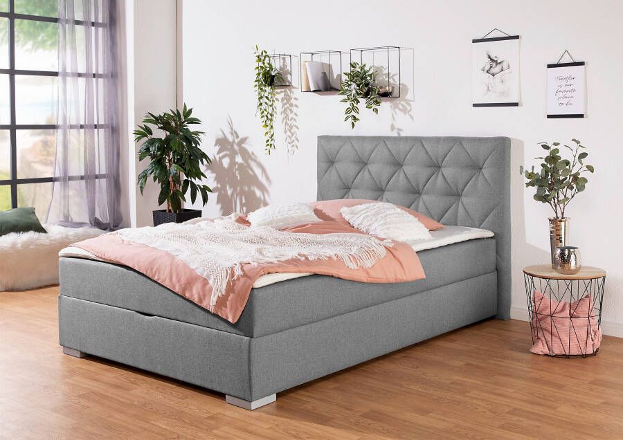 INOSIGN Boxspring Tynan optioneel met bedbox verkrijgbaar in h2 h3 & h4