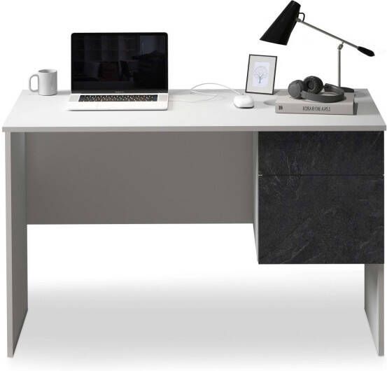 INOSIGN Bureau Coro kleine computertisch bureautafel met 1 deur & 1 lade breedte 110 cm made in italy