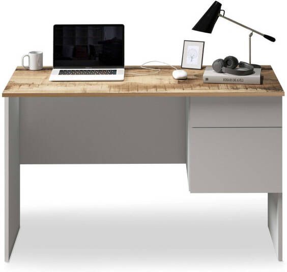 INOSIGN Bureau Sunrise kleine computertisch bureautafel met 1 deur & 1 lade tafelblad breedte 110 cm made in italy