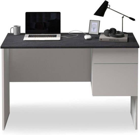 INOSIGN Bureau Sunrise kleine computertisch bureautafel met 1 deur & 1 lade tafelblad breedte 110 cm made in italy